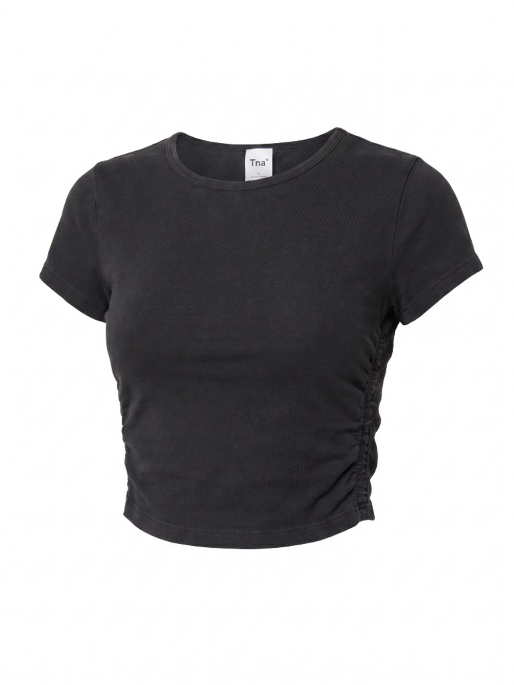 Aritzia TNA Chill Malibu Cropped T-shirt - Black - Small